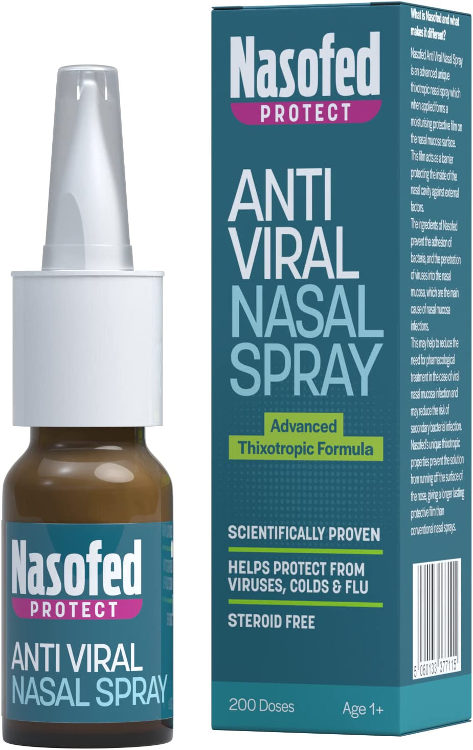 Nasofed Protect Anti Viral Nasal Spray 200 Doses from Age 1 - 10ml