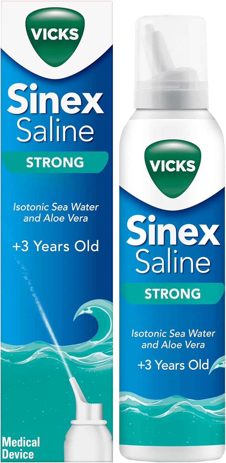 Vicks Sinex Saline Strong Nasal Spray - 120ml