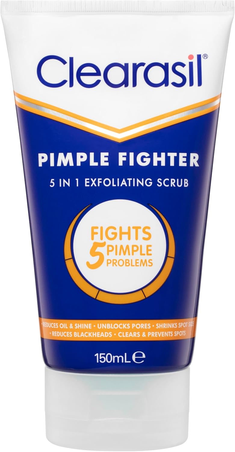 Clearasil Pimple Fighter 5 in 1 Exfoliating Scrub - 150ml