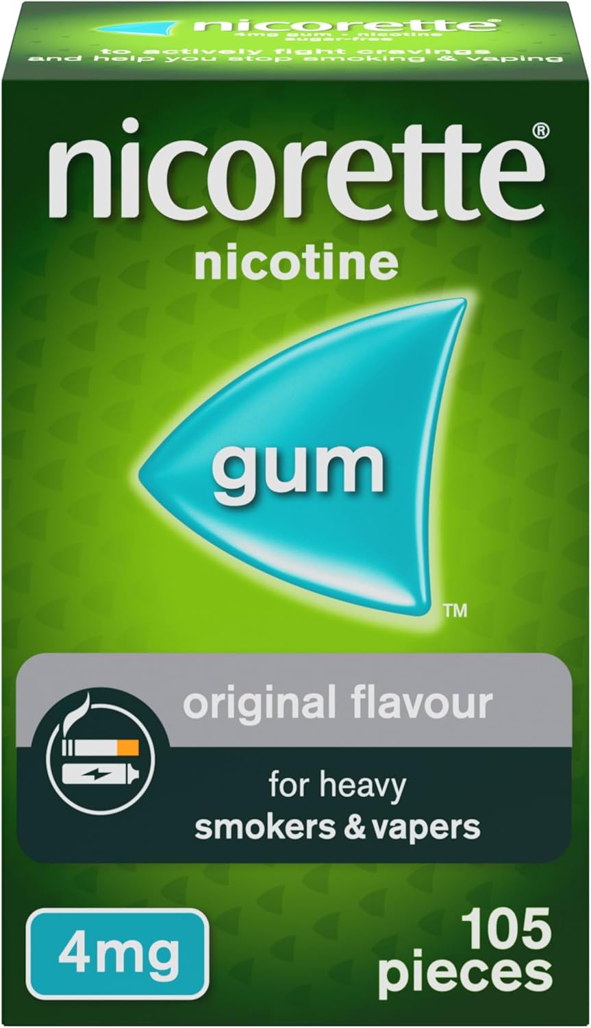 Nicorette Gum Original 4mg - 105 Pieces