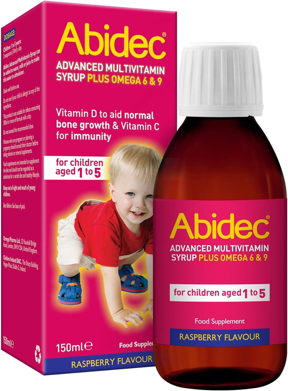 Abidec Advanced Multivitamin Syrup Plus Omega 6 & 9 - 150ml
