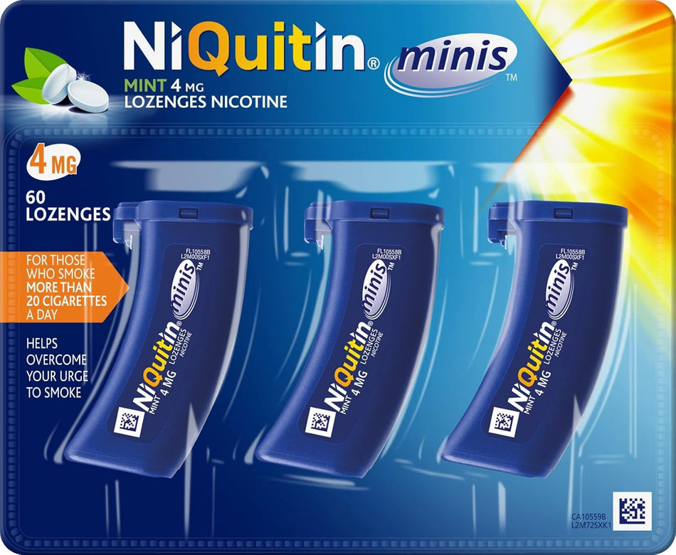 Niquitin Mini Mint 4mg Lozenges - 60 Lozenges