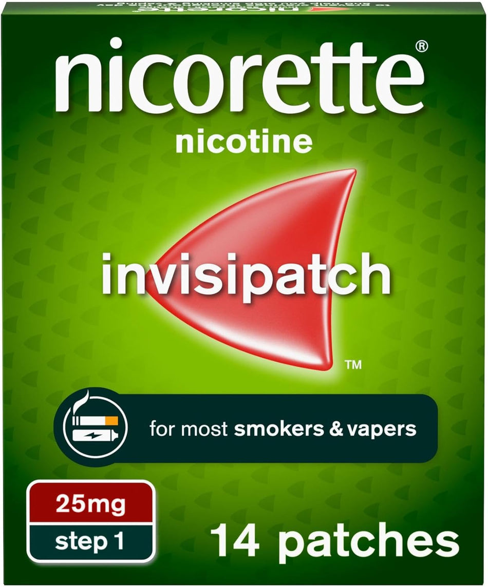 Nicorette Invisi Patch 25mg - 14 Patches