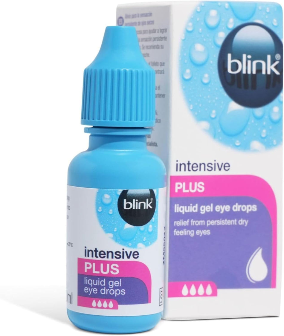 Blink Intensive Plus Liquid Gel Eye Drops - 10ml