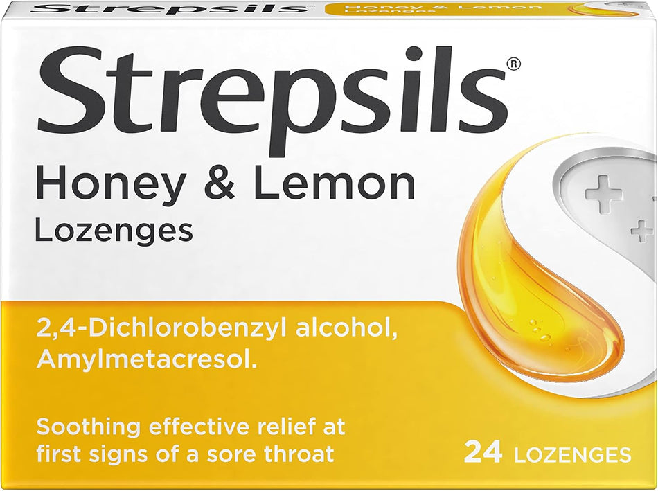 Strepsils Honey & Lemon - 24 Lozenges