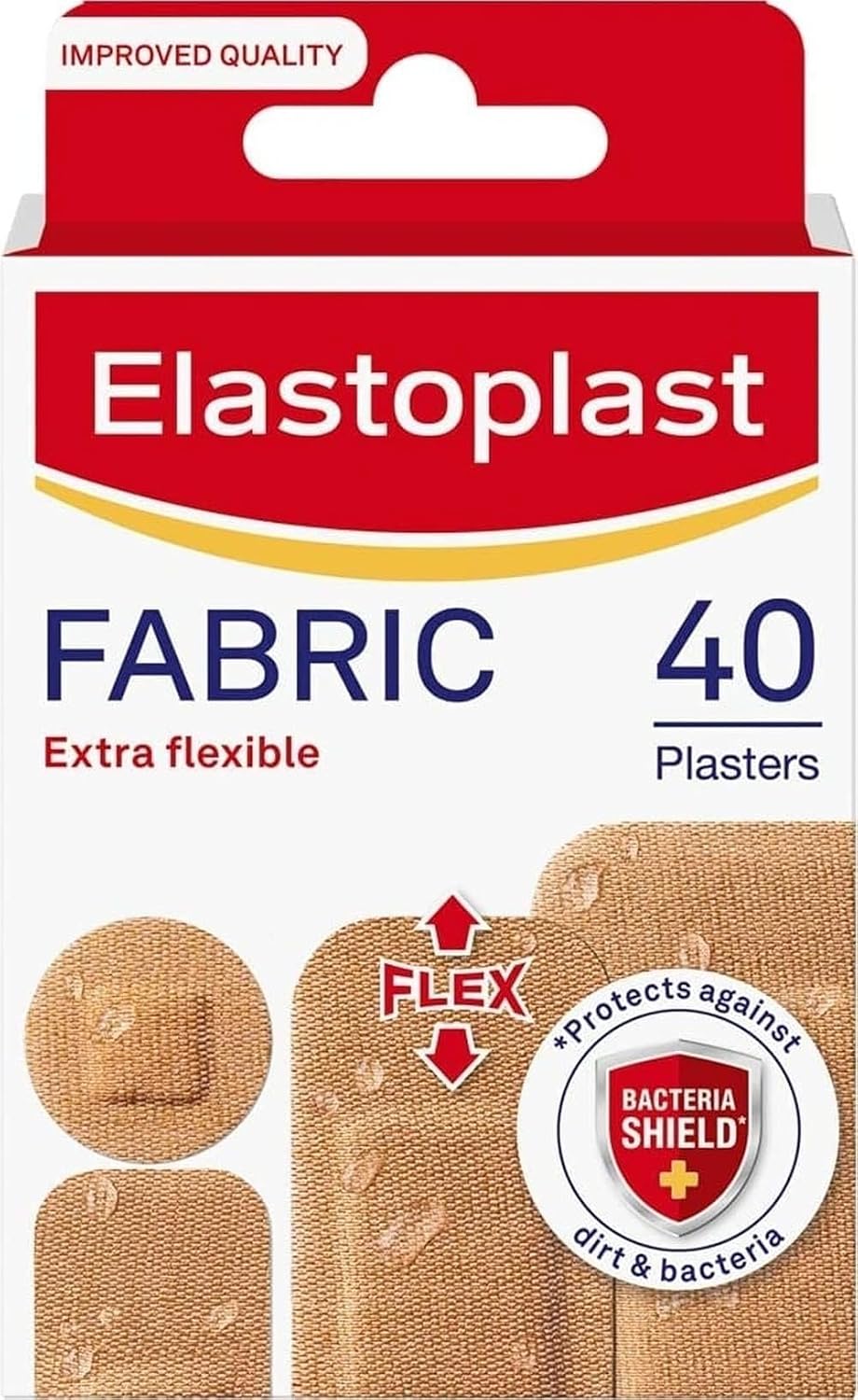 Elastoplast Fabric Assorted Plasters - 40 Plasters