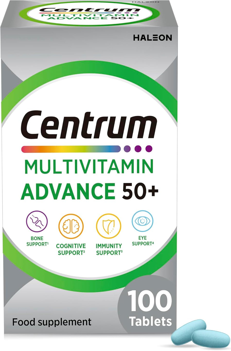 Centrum Advance 50+ - 100 Tablets