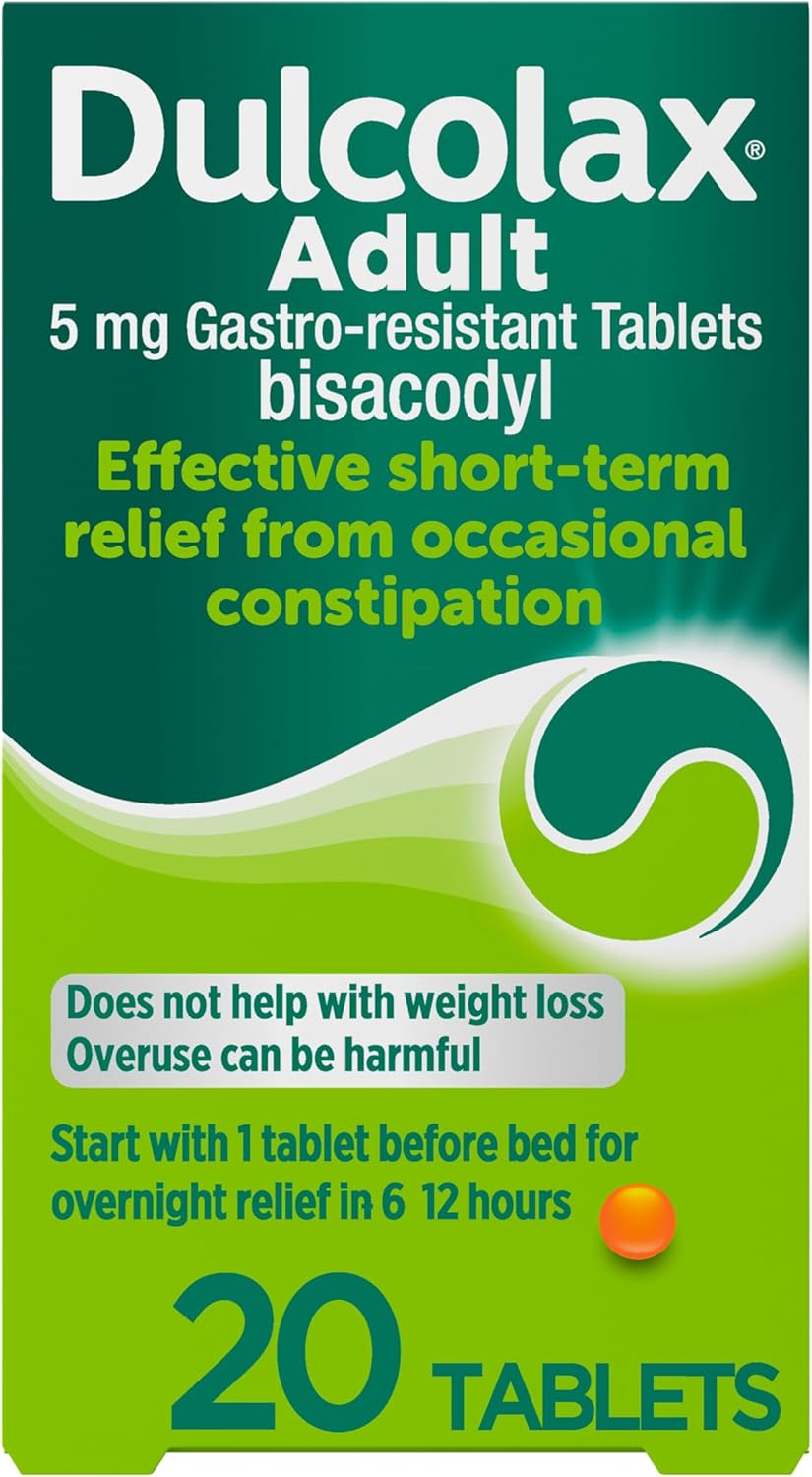 Dulcolax Adult 5mg Gastro-resistant Tablets - 20 Tablets