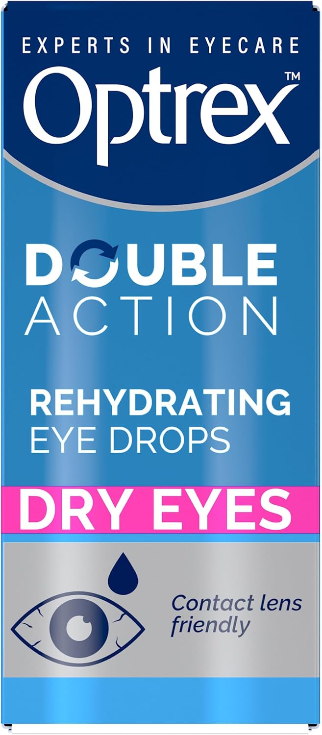 Optrex Double Action Rehydrating Eye Drops Dry Eyes - 10ml