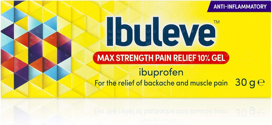 Ibuleve Max Strength Pain Relief 10% Gel - 30g