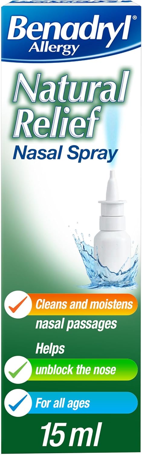 Benadryl Allergy Natural Relief Nasal Spray - 15ml