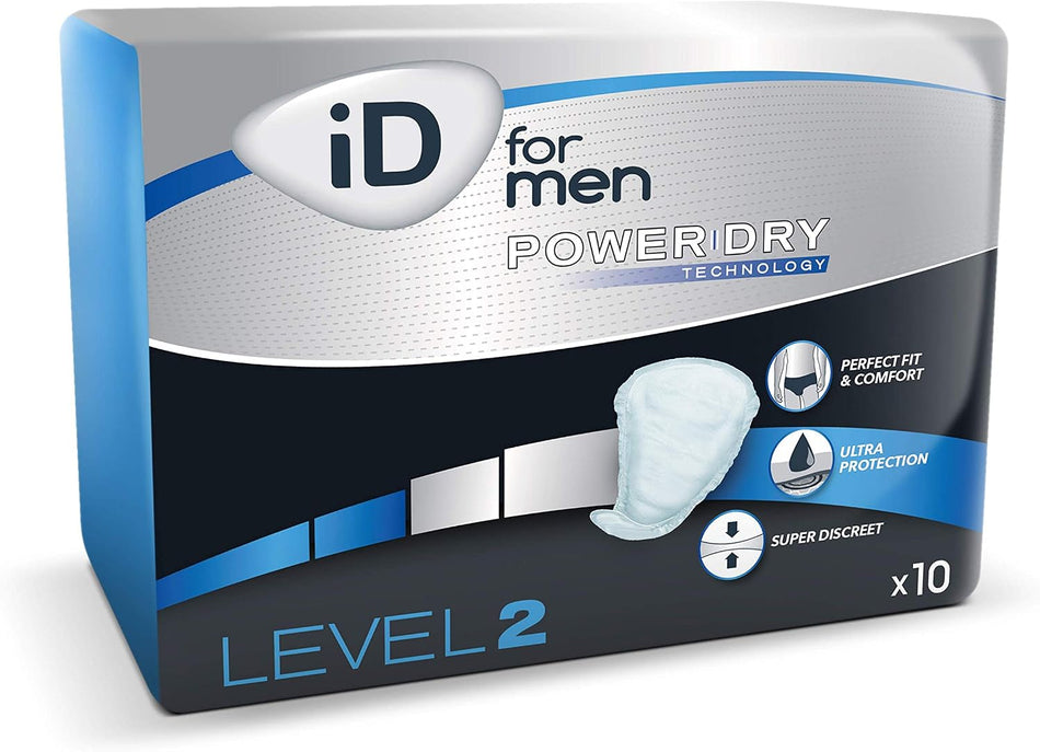 iD for Men Level 2 Pads - 10 Pads