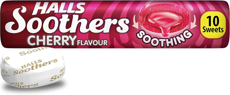 Halls Soothers Cherry - 10 Sweets