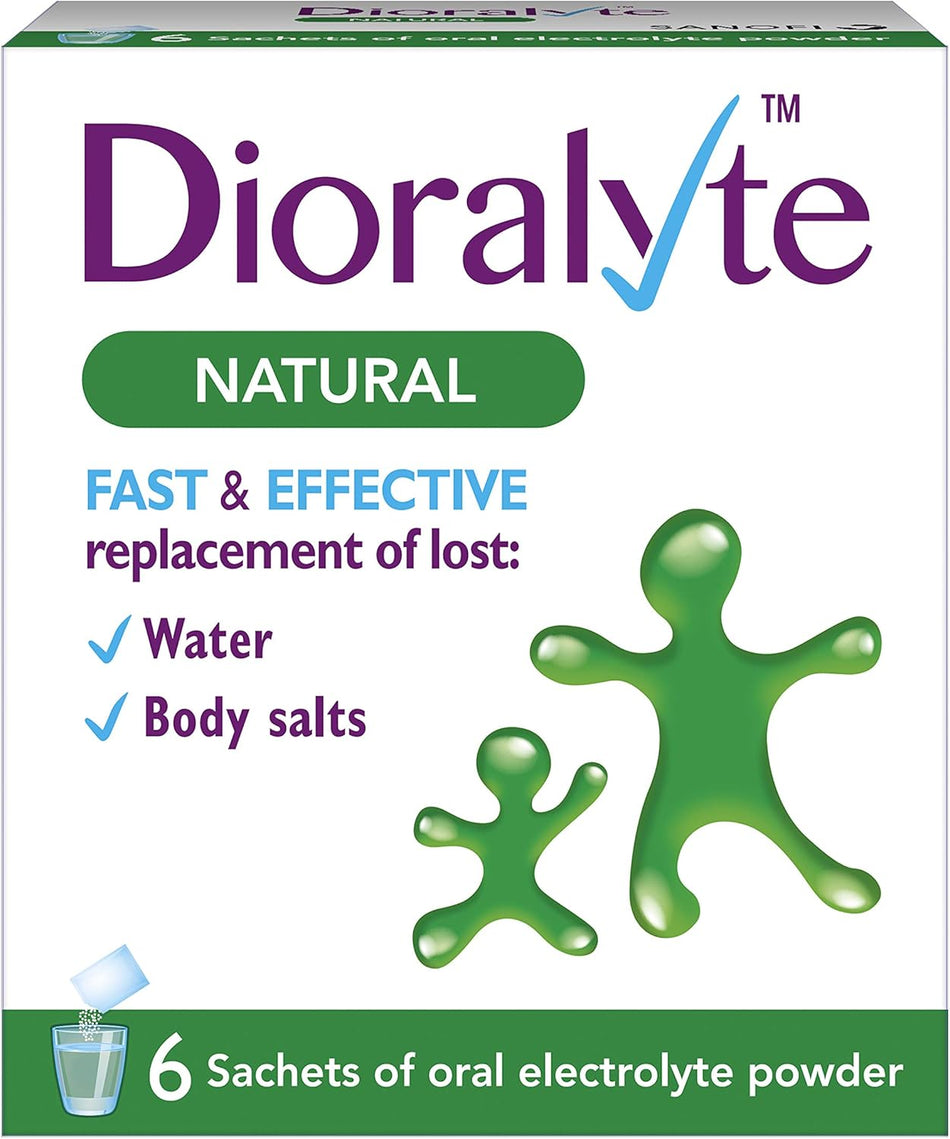 Dioralyte Natural Sachets - 6 Sachets