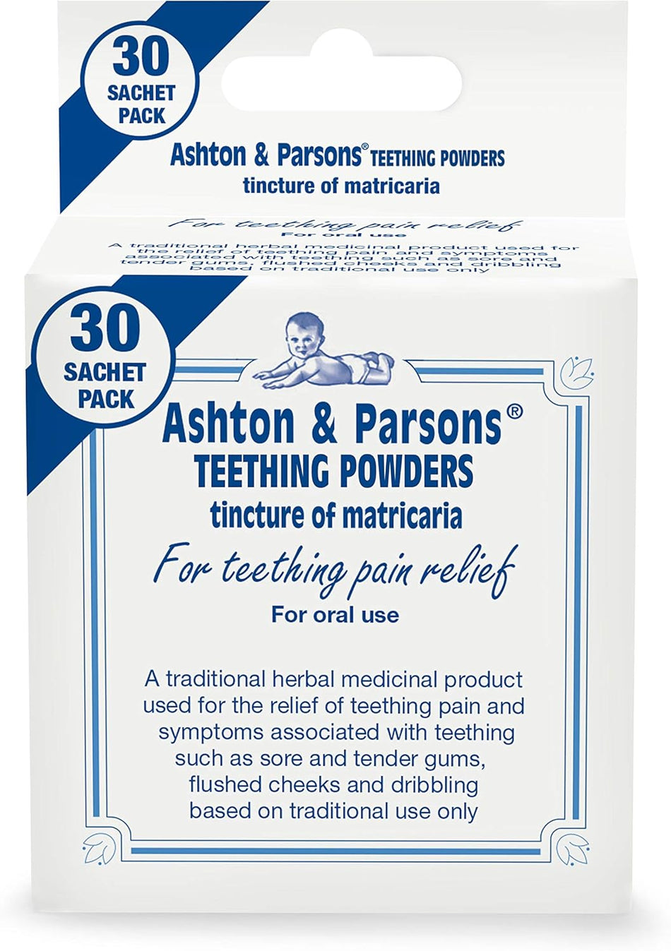Ashton & Parsons Teething Powders Tincture of Matricaria from 3 Months - 30 Sachets