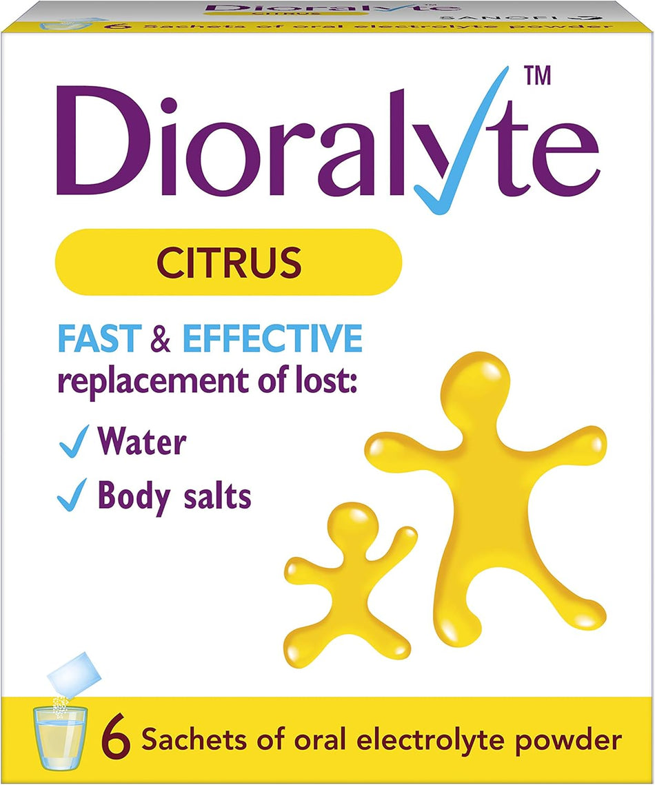 Dioralyte Citrus Sachets - 6 Sachets