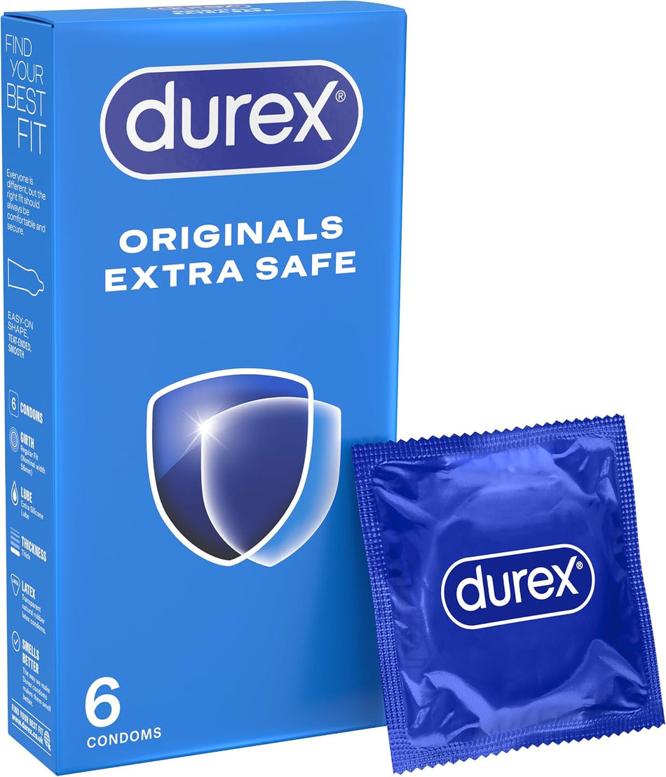 Durex Extra Safe - 6 Condoms
