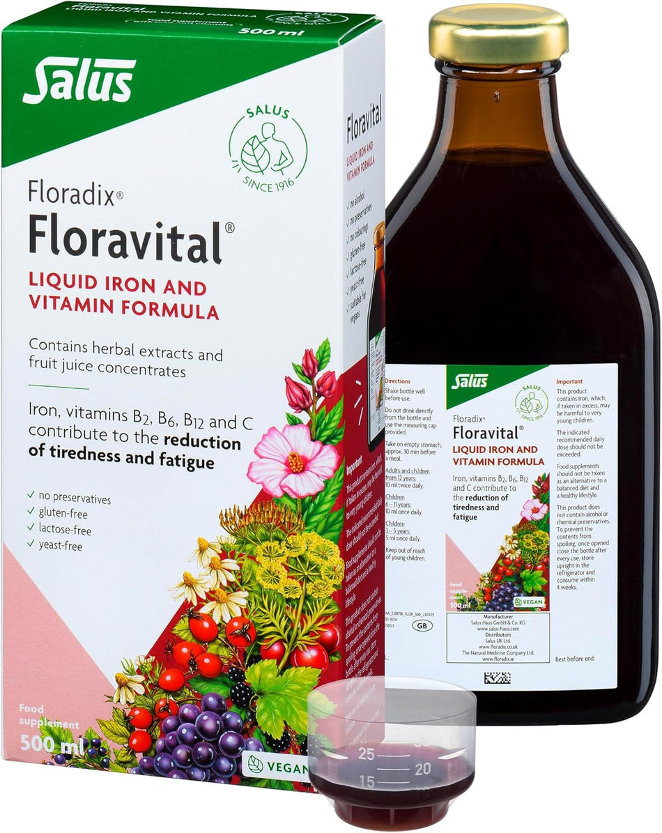 Floradix Floravital Liquid Iron + Vitamin - 500ml