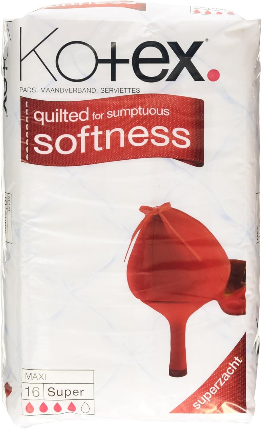 Kotex Maxi Pads Super - 16 Pads