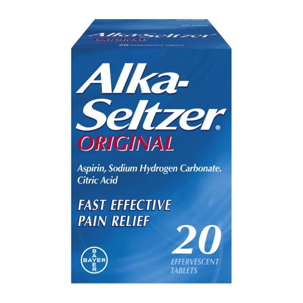 Alka-Seltzer Original - 20 Effervescent Tablets