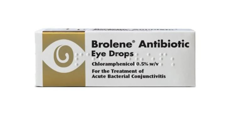Brolene Antibiotic Chloramphenicol 0.5% Eye Drops for Bacterial Conjunctivitis - 10ml