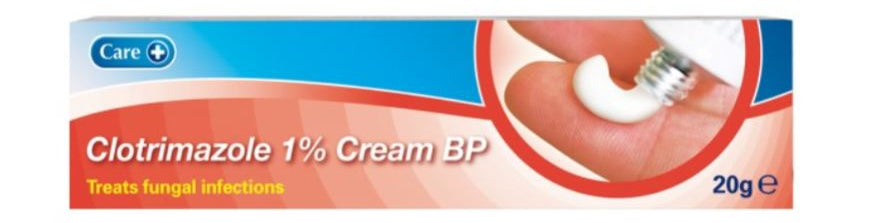 Care Clotrimazole 1% Antifungal Cream BP for Fungal Skin Infections - 20g