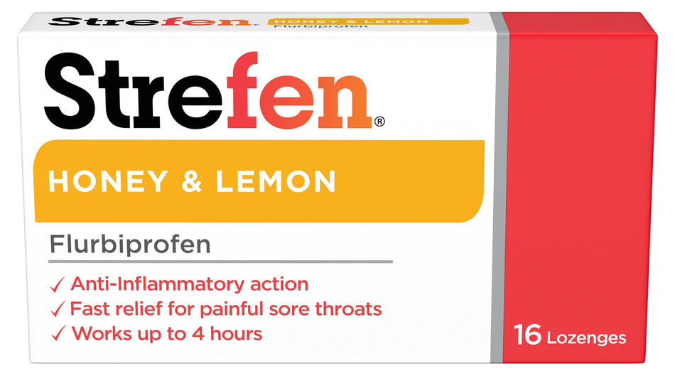 Strefen Honey and Lemon - 16 Lozenges