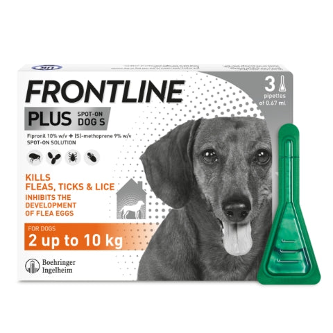 Frontline Plus Small Dog - 3 Pipettes