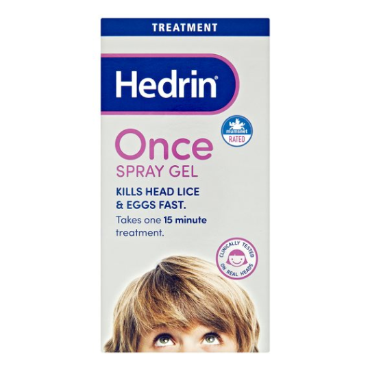 Hedrin Once Spray Gel - 100ml