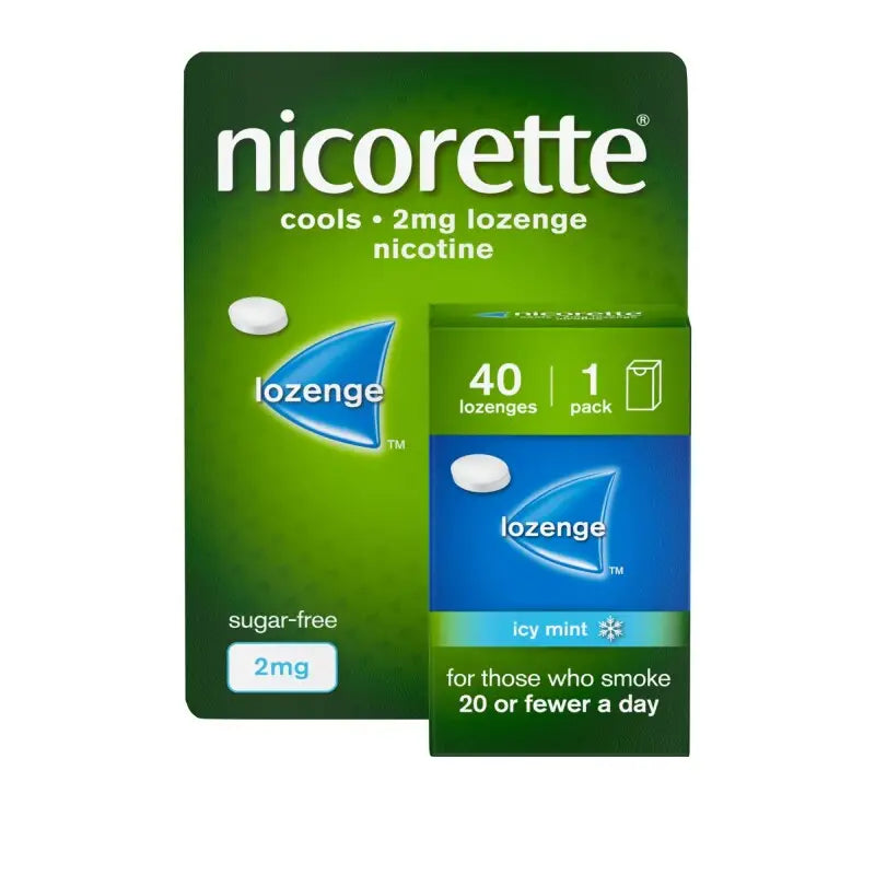 Nicorette Cools Lozenge Icy Mint 2mg - 40 Lozenges