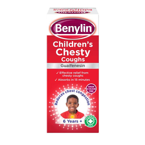 Benylin Children's Chesty Coughs Guaifenesin Syrup 6+ Years - 125ml