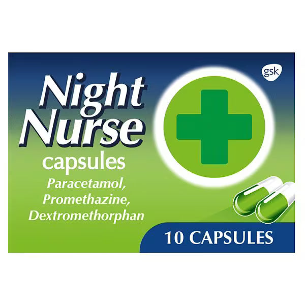 Night Nurse - 10 Capsules