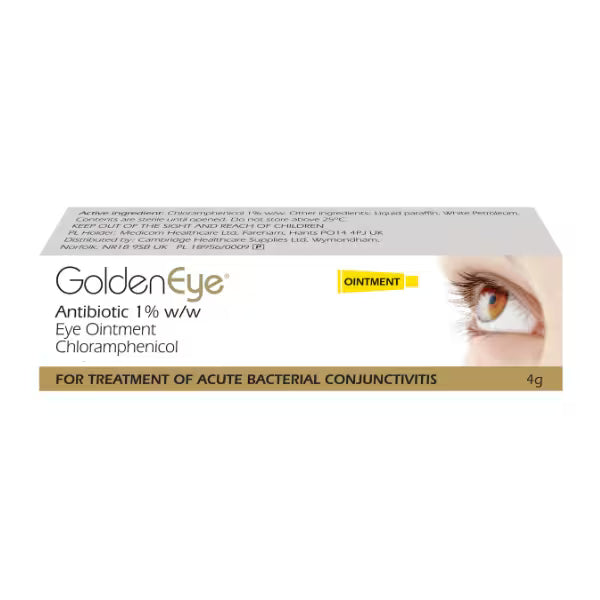 Golden Eye Antibiotic Chloramphenicol 1% Eye Ointment - 4g