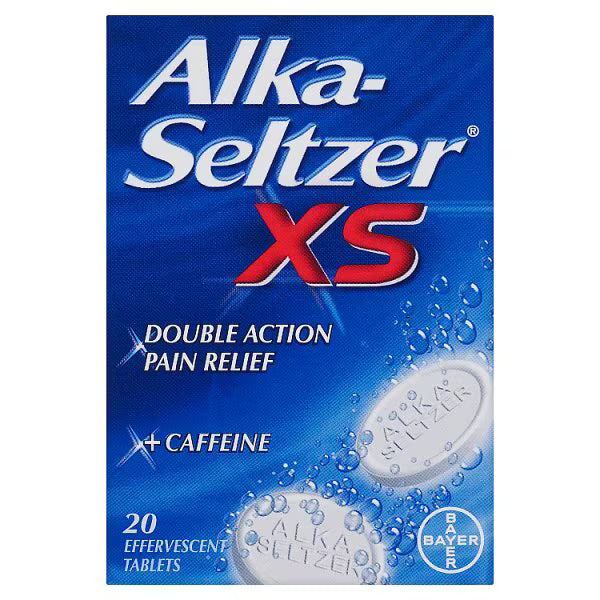 Alka-Seltzer XS Double Action Pain Relief - 20 Effervescent Tablets