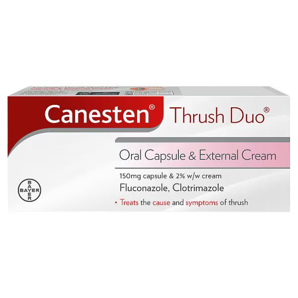 Canesten Thrush Duo - Oral Capsule & External Cream