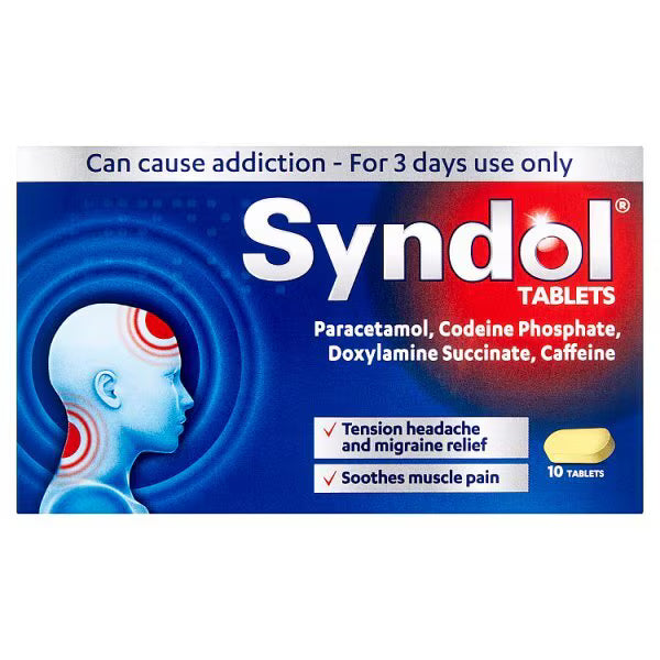 Syndol Tension Headache & Migraine Tablets - 10 Tablets