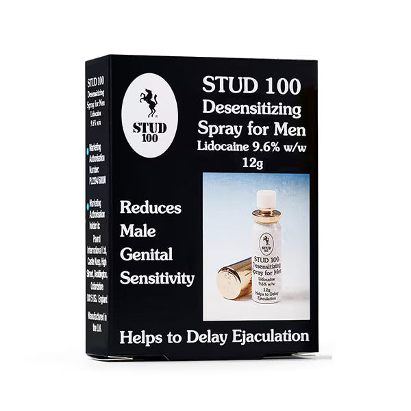 Stud 100 Desensitizing Spray for Men Lidocaine 9.6% - 12g
