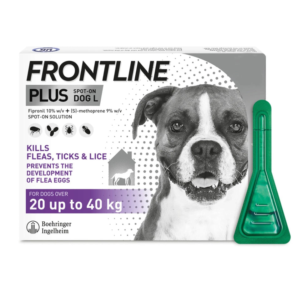 Frontline Plus Large Dog - 3 Pipettes