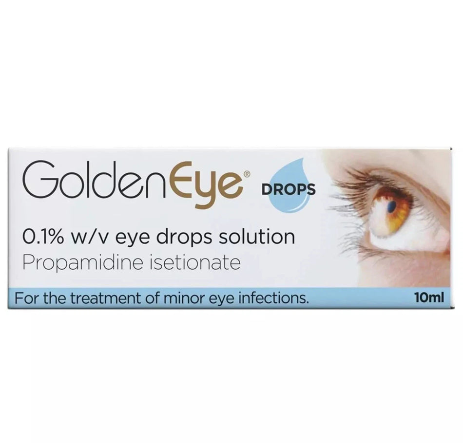 Golden Eye 0.1% Propamidine Eye Drops for Minor Eye Infections - 10ml