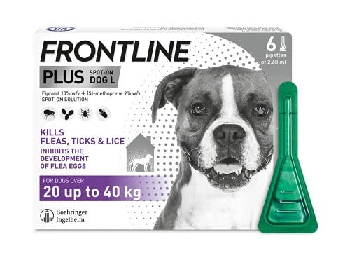 Frontline Plus Large Dog - 6 Pipettes