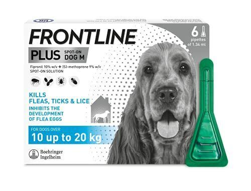 Frontline Plus Medium Dog - 6 Pipettes