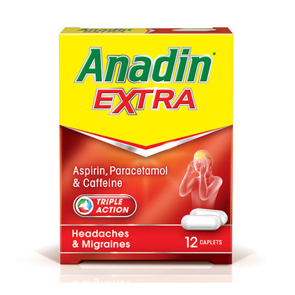 Anadin Extra Caplets - 12 Caplets